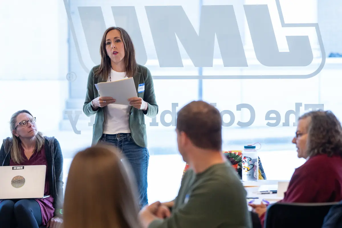 April 8, 2025 RVCA Priority-Setting Meeting at the JMU Collabratory, Innovation Square, Harrisonburg, VA. Photo: JMU/Rachel Holderman.
